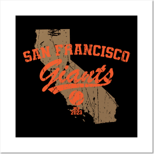 San Francisco, California - The Orange and Black - 2023 Posters and Art